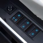 1Pc Luminous Car Switch Decal Sticker, Self-Adhesive Plastic Interior Function Markers, Available In Green/Blue/Orange, Universal Fit For Vehicle Controls - Image 5