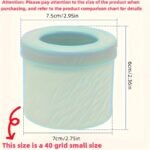 1Pc Quick Freeze Silicone Ice Cube Trays - Easy To Use, Durable Plastic Molds For Perfectly Shaped Ice, Ideal For Fruit Juice, Ice Buckets & Cylindrical Cups, Fruit Juice Accessories,Suitable For Thanksgiving, Halloween, Christmas - Image 2