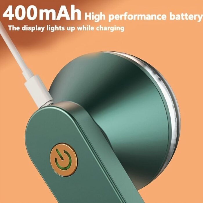 1Pc Electric Fabric Trimmer, Portable Lint Remover, Usb Rechargeable Sweater Defuzzer, Powerful Hair & Ball Remover For Clothes, Bedding, Furniture, Carpets, Sofa, Cleaning Tool With 6-Blade Fine Steel Cutter Head, Dual-Use Charging, ?36V, 400Mah Battery - Image 8