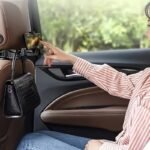 1Pc Adjustable Car Seat Phone Holder With Headrest Mount - Durable Abs Material, Waterproof, Auto Vehicle Compatible, Secure Grip For Road Trips And Commuting, Phone Holder For Car - Image 10