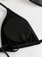 Adult Women'S Solid Color One-Piece Bikini Top - Image 5