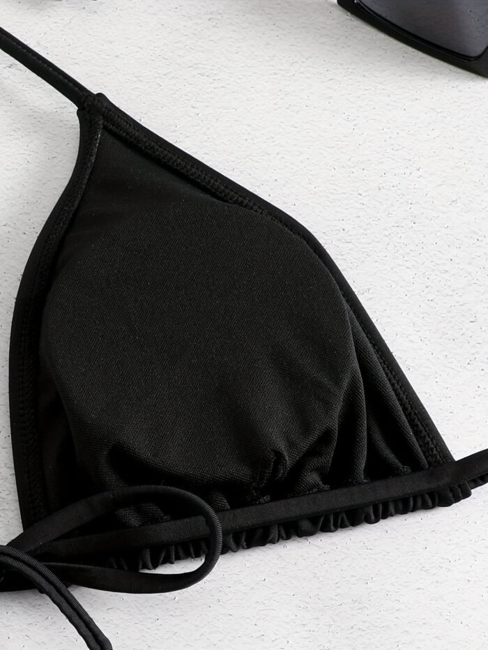 Adult Women'S Solid Color One-Piece Bikini Top - Image 5