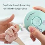 (Without Battery)3Pcs Electric Baby Nail Trimmer Kid Nail Polisher Tool Infant Manicure Scissors Baby Hygiene Kit Baby Nail Clipper Christmas Halloween Thanksgiving Children'S Gifts - Image 3