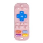 1Pc Soft Silicone Youngsters Teether Toy - Pink Remote Control Design With Colorful Buttons, Safe & Durable Chew Toy For Teething Youngsters 0+, Easy To Clean & Disinfect, Youngsters Toy - Image 12