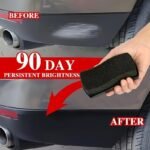Car Wax Repair Pad - Black Gloss Coating, Tire Shine & Polishing, Single Maintenance Pad For Enhanced Thickness, Plastic Renewal Anti-Aging Tool, Auto Detailing Pad | Ergonomic Grip Design | Plastic Surface Treatment - Image 14