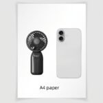 1 Mini Fan With Three Wind Speeds And Lanyard, Available In Various Colors, Party Gift - Image 4