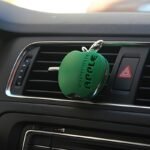 1 Pink Apple-Shaped Car Air Freshener With Floral Scent - Decorative Vent Clip Design, Includes Fragrance Insert, Ideal For Vehicle Interior Accessories, Vehicle Interior Scent|Apple Shaped Design|Durable Air Freshener - Image 5