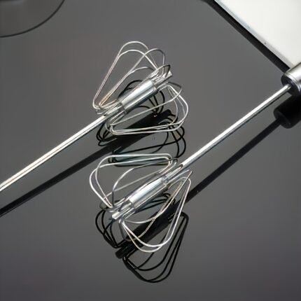 1Pc Wireless Handheld Mixer - 4-Speed Metal Egg Beater, Suitable For Baking And Cooking, Portable Cream, Flour, And Egg Warming Tools, Essential Kitchen Gadget, Ergonomic Handle, Compact And Sturdy Design, Ideal For Students And Outdoor Camping