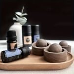 Elegant Wooden Aroma Diffuser, Rotating Design For Car Interior & Bedroom, Non-Flammable, Perfect Gift Idea - Enhances Air Quality With Fragrance, Home Fragrance - Image 2