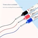 1/3Pcs/Set Long Head Markers Bathroom Woodworking Decoration Multi-Purpose Deep Hole Marker Pens Red/Black/Blue/Green Ink Oil Markers Pens Waterproof Multi-Purpose Deep Hole Marker Pen - Image 10