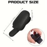 1Pcs Universal Sun Visor Glasses 1Pc Universal Car Sun Visor Glasses Clip, Pu Material, Auto Eyeglasses Holder, Vehicle Interior Accessories, Eyewear Storage Bracket - Image 13