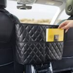 Large Capacity Car Seat Back Organizer - Durable Faux Leather Storage Mesh Bag With Hanging Mount, Lightweight Auto Interior Accessory Organizer - Image 9