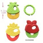 Fruity Teething Toys For Babies: Abs Resin, Color Random, Suitable For Ages 0-3 - Image 3