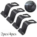 2/4Pcs Universal Auto Seat Headrest Hook Storage Hanger Car Vehicle Back Seat Organizer Holder Car Interior Accessories