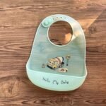 1Pc Silicone Baby Bib - Lightweight, Snap Closure, Cute Designs For Boys & Girls, Perfect For Feeding Time, Durable & Easy To Clean, Feeding Accessorie - Image 7