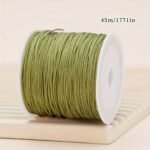 1Pc 0.8Mm Multicolor Thread, 45M/1771In Each Roll, Knot Thread For Diy Bracelet, Lace Crafting, Braiding Rope, Tassel And Beaded Jewelry Making - Image 21
