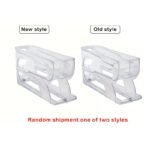 3-Tier Egg Storage Rack For Refrigerator & Kitchen Countertop - Sliding & Rolling Dispenser With Automatic Egg Pickup, Food-Safe Plastic, Space-Saving Design For Freshness Preservation, Egg Organizer For Refrigerator, Compact Layout, Durable Plastic, Meal Preppers, Modern Kitchenware, Hygienic Material, Home Cooks - Image 6
