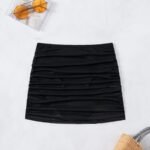 Ladies' Swimwear Shorts With Elastic, Comfortable Mesh, Pleated Design, Sexy Yet Modest Tankini Bottom Shorts.