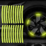 20-Pack Reflective Wheel Rim Stickers, Luminous Safety Decals For Cars, Motorcycles, And Bicycles, Durable Pet Material, Waterproof, Easy To Apply - Image 13