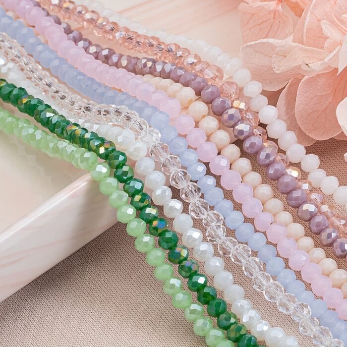 120Pcs Glass Beads Faceted Loose Spacer Round Beads For Diy Bracelet Necklace Elegant Handicrafts Jewelry Making Supplies - Image 16