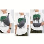 1Pc 40.01Cm Adjustable Waist Bag Fanny Pack With Zipper Closure - Unlined Nylon Hip Pack For Men & Women, Sporty Design For Hiking, Travel, Camping, Running, Sports & Outdoor Activities, Hiking Gear | Secure Zipper Bag | Secure Zipper Closure - Image 8