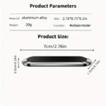 2024 New Car-Mounted Phone Holder Magnetic Suction Phone Holder Car Gps Navigation Support Bracket Mobile Phone Car Interior Central Control Fixed Bracket - Image 15