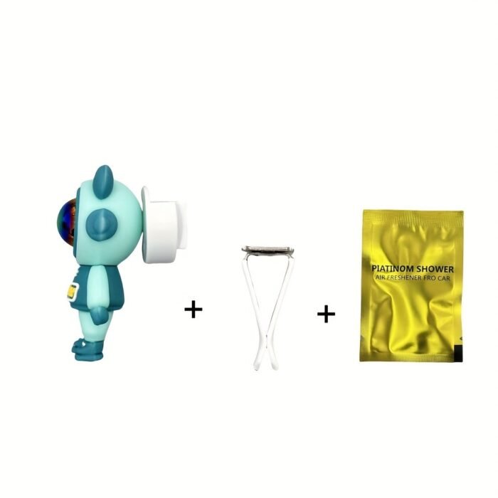 1Pc/4Pcs Astronaut Lightning Bear Design Car Air Freshener, Car Air Vent Aroma Diffuser Clip, Car Air Outlet Decoration Clip, Car Interior Decoration Accessories Eid Al-Adha Mubarak - Image 11