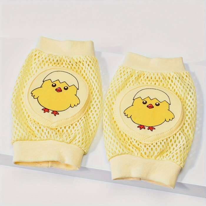 1 Pair Baby Knee Pads Children'S Learning To Walk Anti-Fall Crawl Protective Gear Children'S Knee Learning To Crawl Protective Cover Pad Thin Style For Summer - Image 9