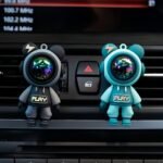 1Pc/4Pcs Astronaut Lightning Bear Design Car Air Freshener, Car Air Vent Aroma Diffuser Clip, Car Air Outlet Decoration Clip, Car Interior Decoration Accessories Eid Al-Adha Mubarak - Image 6