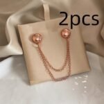 1/2/3/4Pcs Elegant Pants And Cuffs Magnetic Fasteners, Adjustable, Removable And Durable Alloy Material, Trouser Legs Fixing Clips, Roll-Up Trouser Legs Buckles And Mouth-Collar Fixing Pants T-Shirt Hem Shortening Artifact Magnetic Suction Seam-Free Buckles, Outdoor Fashion Accessories For Men And Women - Image 5