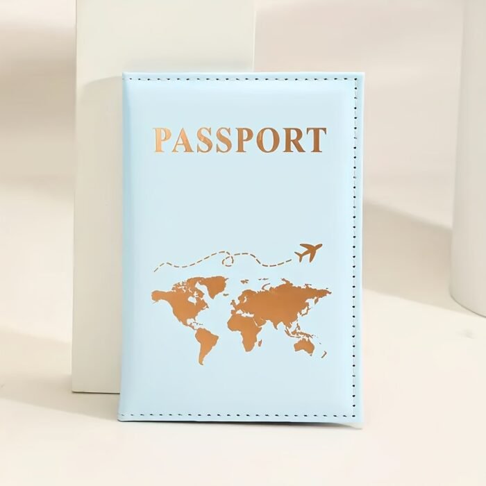 1Pc/2Pcs/4Pcs Couple Passport Bag Travel Passport Protective Case Solid Color Minimalist Id Protective Case Travel Wallet Multi-Functional Passport Holde - Image 11