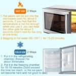 1Pc Reusable Hot & Cold Breast Relax Pad - Blue Pvc Gel-Filled Breastfeeding Comfort For Moms, Front & Back Design For Enhanced Support, Nursing Accessories | Personal Comfort Item | Textured Surface - Image 3