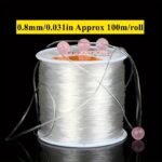 1 Roll Clear Elastic Beading Cords & Threads 1-Pack Clear Elastic Beading Cords & Threads, 0.4Mm-1.0Mm Diameter, Stretchy String For Diy Jewelry Making, Necklace, Bracelet, Clay Bead String Supplies - Image 11