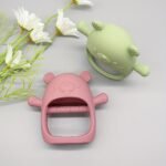 1Pc Cute Bear-Shaped Silicone Teether For Youngsters - Food-Grade, Durable, Non-Drop Teething Toy In Mixed Colors | Ideal Thanksgiving & Christmas Gift For Youngsters, Safe Youngsters Accessory|Playful Youngsters Toy|Durable Teether, Youngsters Teething Toys - Image 12