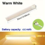 1Pc White & Warm White Motion Sensor Led Light - Magnetic Usb Rechargeable, 10.01Cm-50.01Cm Range, Battery/Usb Powered, No Drill Required For Rv, Kitchen, Wardrobe, Bedroom, Under Cabinet & Night Light - Image 13