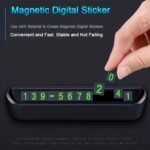 Car Dashboard Ornament Durable Abs Temporary Parking Phone Number Display Frame - Heat Insulated & Sun Protected, Easy-To-Move Design For Car Owners - Image 10