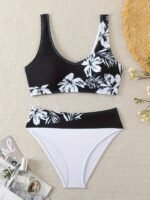 New Sexy Fresh Two-Piece Split Bikini Set, Fashionable Y Beachwear Swimwear - Image 6