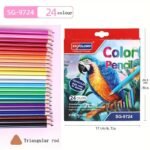 12/18/24/36Pcs, 12/18/24/36Colored Pencils Are Suitable For Art And Painting Supplies, With Bright Colors That Are Easy To Color And Not Easy To Break. They Are Very Convenient To Use And Are Suitable For Adult Coloring, Sketching, Painting, And Can Also Be Given As Gifts To Good Friends - Image 4