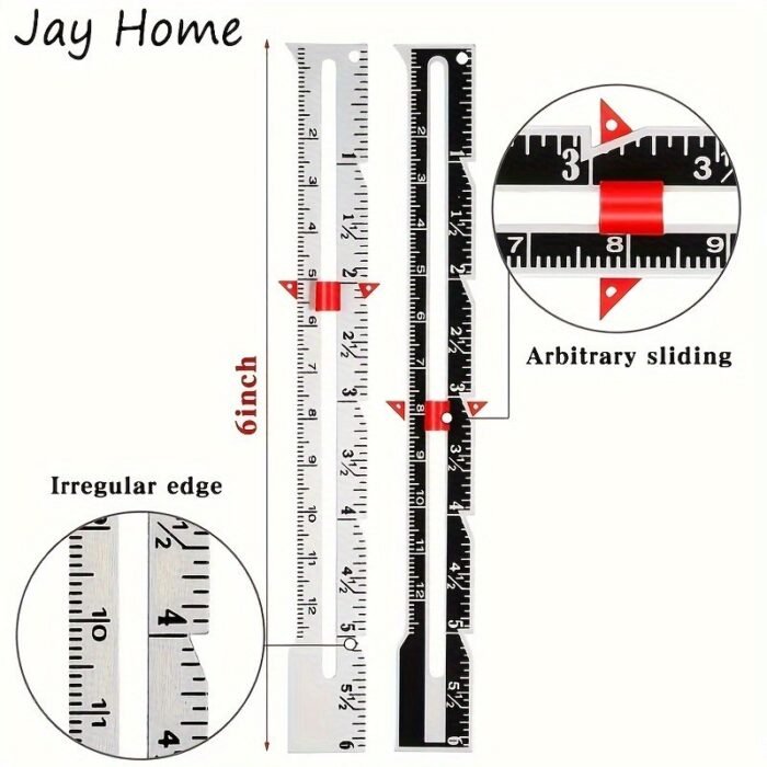 A Golden Sewing Gauge For Precise Measurements Of Fabrics, Hems, And Sewing Projects - Image 4