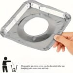18Pcs/54Pcs Disposable Aluminum Foil Stove Burner Cover - Suitable For Gas And Electric Stoves, Keep The Stove Clean And Make Kitchen Cleaning Simple - Image 9
