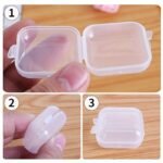 100Pcs/200Pcs/Pack Bullet Ear Clog Earrings Pin Backs Ear Stud Accessories Silicone Ear Plug Ear Stud Ear Clog Transparent Leather Clog Bullet Earring Plug - Image 2