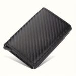 1 Ultra-Thin Rfid-Blocking Men'S Wallet - Business-Style Aluminum Alloy Card Holder With Safe Black Faux Leather, Lightweight Multi-Functional Coin Purse For Travel, Camping & Daily Use - Image 6