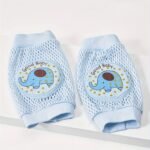 1 Pair Baby Knee Pads Children'S Learning To Walk Anti-Fall Crawl Protective Gear Children'S Knee Learning To Crawl Protective Cover Pad Thin Style For Summer - Image 3