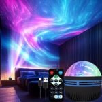 Aurora Borealis Northern Lights Projector - Usb-Powered Led Night Light With Remote Control, Dimmable & Color-Changing - Perfect For Game Room, Bedroom, Living Room Decor - Great Valentine'S Day Gift - Image 5