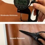 1 Roll Self-Adhesive Pu Leather Repair Film, 35*50Cm (13.78X19.69In), Pu Leather Sticker For Car Seat Interior Door, Motorcycle Seat Soft Film, Waterproof Scratch-Resistant Breathable Multi-Color Optional, Car Seat Repair | Pebbled Texture | Breathable Leatherette - Image 10