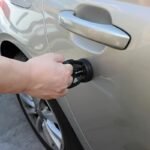 1Pc Powerful Mini Car Door Panel Suction Cup Repair Tool - Easy Groove Removal, Insulated Material, No Electricity Needed For Vehicle Body Trim & Dent Fixing