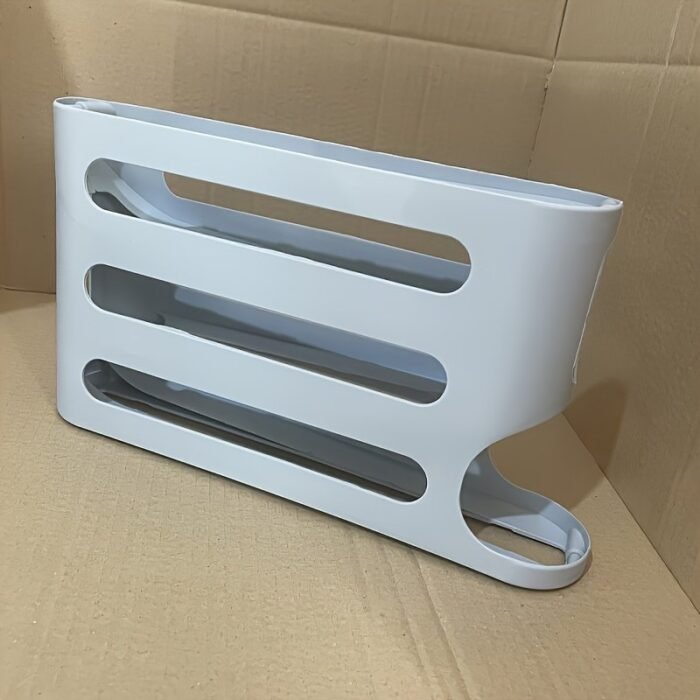 1Pc Space-Saving Egg Storage Organizer With Automatic Rolling Eggs - Heavy-Duty Refrigerator Egg Box, No Assembly Needed, Fits Side Door/Shelf - Ideal For Home, Kitchen, Or Commercial Use, Kitchen Organization, Compact Design, Sturdy Construction, Busy Households - Image 7