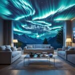 Aurora Borealis Northern Lights Projector - Usb-Powered Led Night Light With Remote Control, Dimmable & Color-Changing - Perfect For Game Room, Bedroom, Living Room Decor - Great Valentine'S Day Gift - Image 6