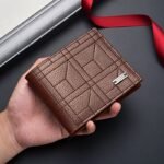 1Pc Elegant Pu Leather Large Capacity Slim Design Wallet With Multi-Card Slots, Ideal Gift For Men - Image 5