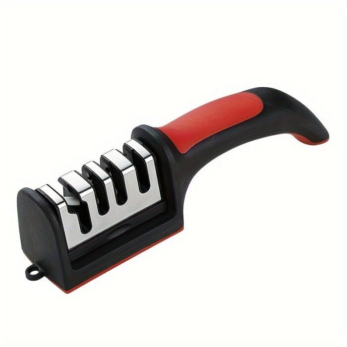 4-Stage Professional Knife Sharpener, Tungsten Steel, Diamond & Ceramic Grinding Stones, For Kitchen Knives, Non-Electric, Rv Kitchen Accessories Rv Kitchen Cooktop Accessories, Without Battery - Image 7